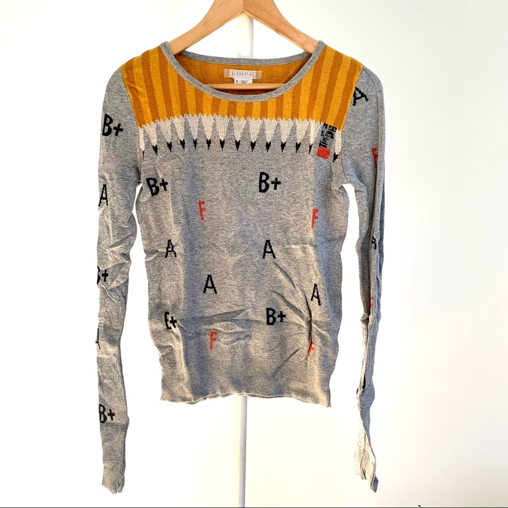 Urban Outfitters Cooperative Pencil Grades Sweater